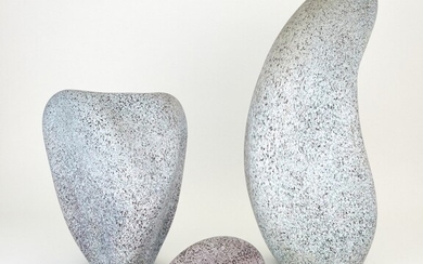 Curtiss Brock Glass Sculpture Stones