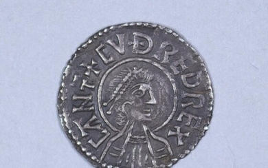 Cuthred, King of Kent (798-807) - Silver Penny, portrait/cross...