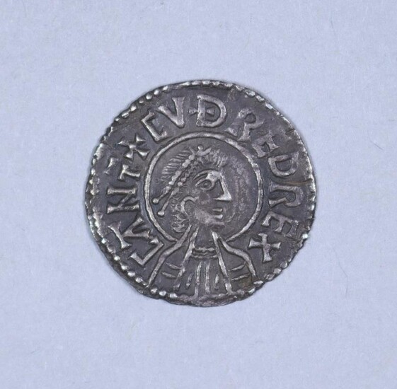 Cuthred, King of Kent (798-807) - Silver Penny, portrait/cross...