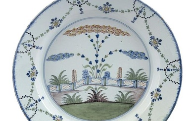 DELFT CHARGER 18th Century Diameter 13.5”.