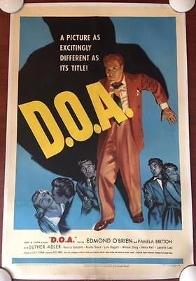 D.O.A. (1950) US One Sheet Movie Poster LB