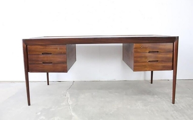 Danish Mid-Century Modern Rosewood Desk Pullout Drawers