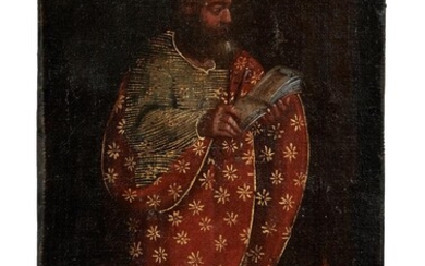 Der heilige Paulus mit Buch und Kerze, 17. Jh.