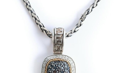 Designer EFFY 18K YG 1.00CTTW Diamond Necklace