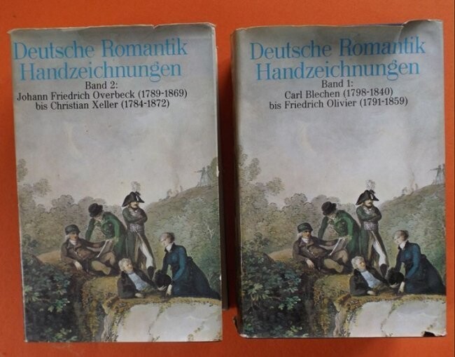 Deutsche Romantik Handzeichnungen, German Art 2vol.