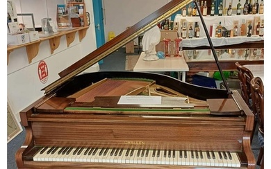 EARLY 20TH CENTURY MAHOGANY CASED OVERSTRUNG BABY GRAND PIAN...