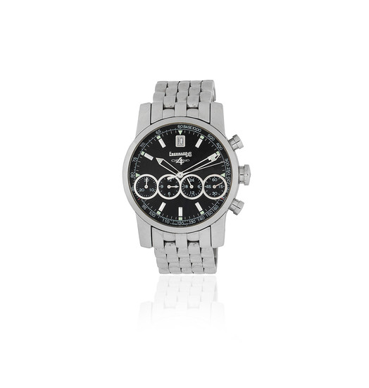 Eberhard. A stainless steel automatic calendar bracelet watch