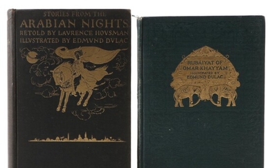 Edmund Dulac Illustrated "Arabian Nights" and "Rubáiyát," Early 20th Century
