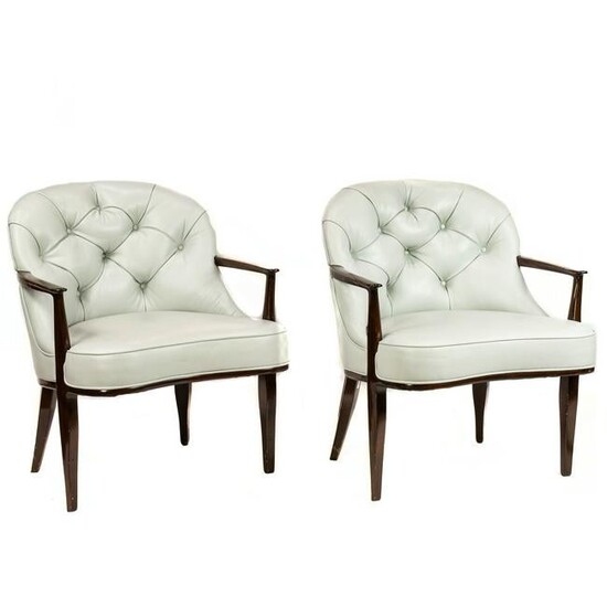 Edward Wormley, Janus armchairs, model 5705, pair