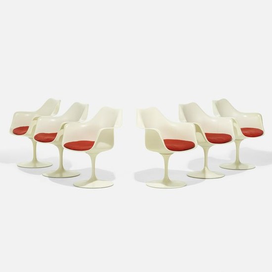Eero Saarinen, Tulip armchairs model 150, set of six