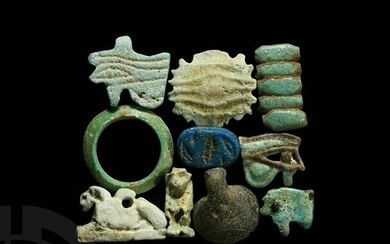Egyptian Faience Amulet Collection