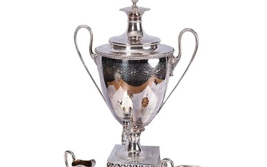 Elkington & Co Silver Plated Samovar, Loysels Patent with en...