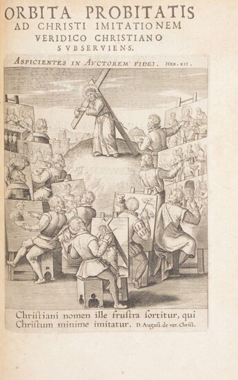 Emblemata DAVID (John) Veridicus Christianus. Antwerp, Plantin, 1606. In-4 :...