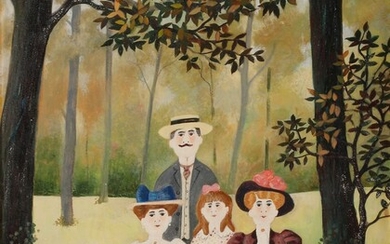 Fernand BOILAUGES (1891-?) Portrait de famille... - Lot 14 - Ader