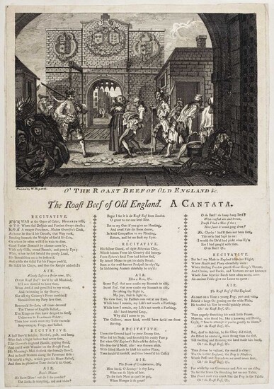 Forrest (Theodosius). The Roast Beef of Old England. A Cantata, circa 1749