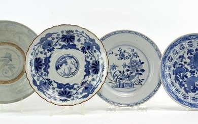 Four Chinese Porcelain Plates