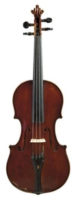 French Violin - R Berthelemy Alequme, Bleville (Normandy), 1924, bearing the maker’s original signed label, length of two-piece back 358 mm.