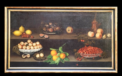 Fruit still life, 18th century Mallorcan school