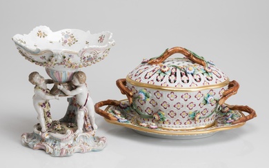 Ginori porcelain potpourri, Naples, 20th century