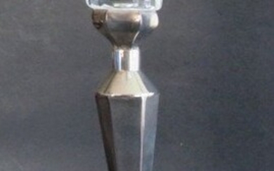 Godinger Crystal Lotus Flower Candle Holder 1980s
