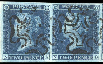 Great Britain 1840 2d blue