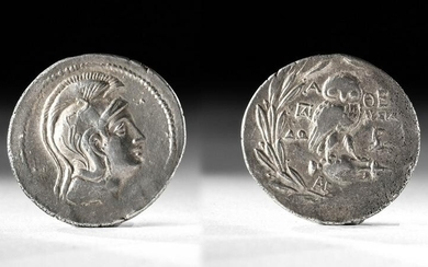 Greek Attica Silver Tetradrachm - Athena