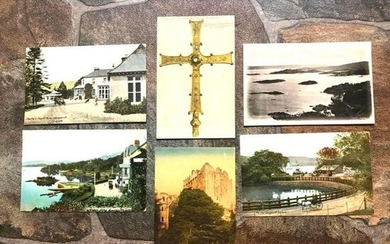 Group of Early 1900's Travel Postcards, Ireland