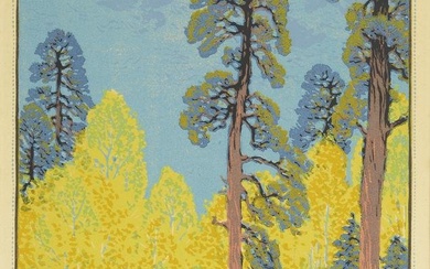 Gustave Baumann (1881-1971); Pine and Aspen;