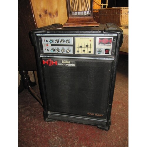 H H Electronic Bass Baby 150 Watt Amplifier, width 56cm, dep...