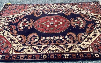 Hand Knotted Indo Tabriz 9.8x6.6 ft