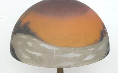 Handel Reverse painted shade table lamp