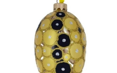 Handmade German Glass Egg Ornament