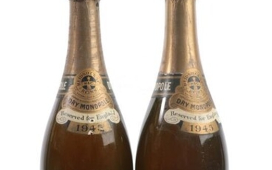Heidsieck & Co. Dry Monopole Champagne 1945 (two bottles)