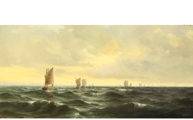 Henry Moore RA, RWS (1831 - 1895) Seascape signed, oil on bo...