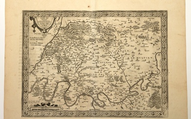 ILE DE FRANCE. Carte de 1598 ; « L’Isle de... - Lot 14 - Vermot et Associés