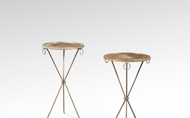 JEAN-MICHEL FRANK | PAIR OF OCCASIONAL TABLES, CIRCA 1939 [PAIRE DE GUÉRIDONS, VERS 1939]