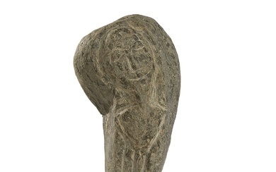 JEAN POUS (France, 1875-1973) SANS TITRE, VERS 1960 Galet gravé Carved pebble 14 X 8,3...