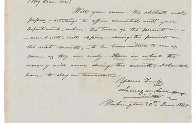 James K. Polk Autograph Letter Signed