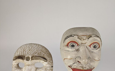 Japanese Noh masks, late Meiji period