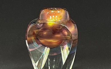 Jon Kuhn Art Glass vase