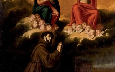 Joseph Xerez. Saint Francis praying