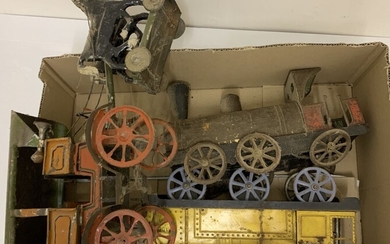 Jouets de bazar 1900. Deux locomotives de... - Lot 14 - Lynda Trouvé