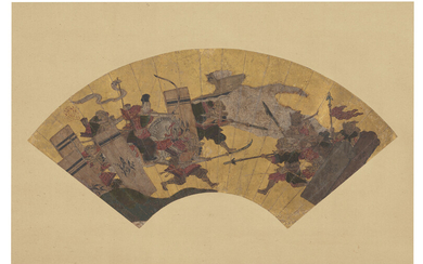 KANO SHOEI (1519-1592) Battle Scene from the Taishokan