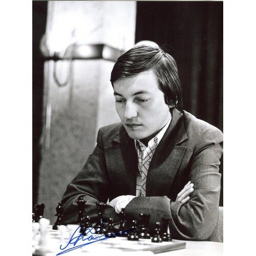 KARPOV ANATOLY: (1951- ) Russian Chess Grandmaster. World Ch...