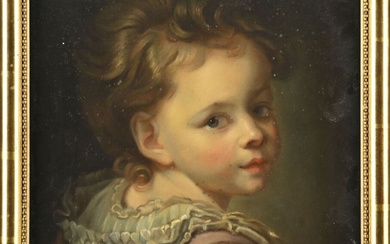 L DUPLESSIS, Portrait de jeune fille Pastel sur papier signé et daté 1873 39 x...