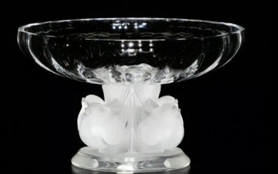 LALIQUE FOOTED BOWL