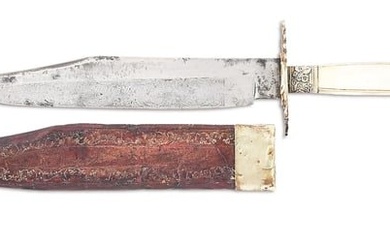 LARGE J. WALTERS CALIFORNIA KNIFE BOWIE.