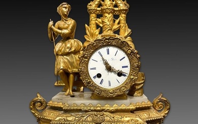 LEROI A PARIS A 19th century French Figural Mantel Clock