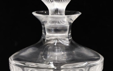 Lalique ''Khepri'' (Scarab) Crystal Decanter with Box