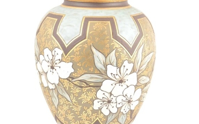 Large Doulton Silicon vase by Eliza Simmance